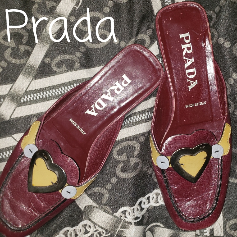 Prada Rare Vintage Loafer Slides- Preowned - image 1